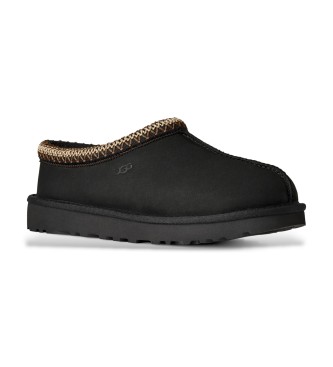 UGG Tasman Nubuk-Lederhausschuhe schwarz