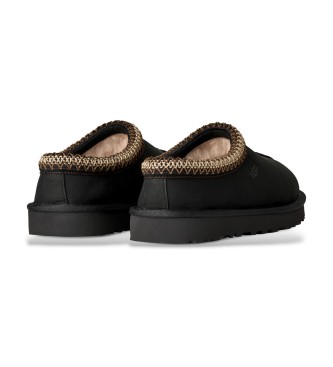 UGG Tasman Nubuk-Lederhausschuhe schwarz