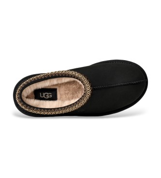 UGG Tasman Nubuk-Lederhausschuhe schwarz