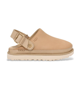 UGG Zuecos de Piel Goldenstar Villa marr�n claro