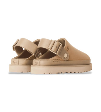 UGG Zuecos de Piel Goldenstar Villa marr�n claro