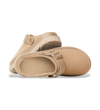 UGG Zuecos de Piel Goldenstar Villa marr�n claro