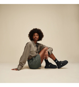 UGG Goldenstar Villa Leren Klompen zwart