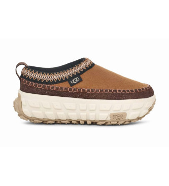 UGG Brown Venture Leather Clogs