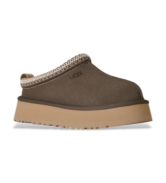 UGG Sabots en cuir brun verd�tre Tazz II