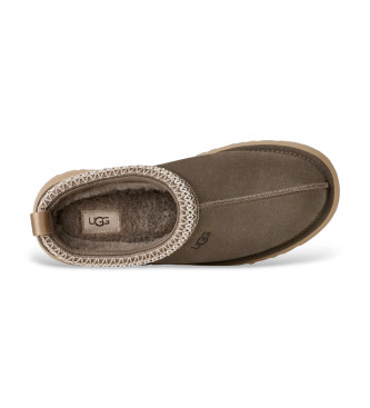 UGG Sabots en cuir brun verd�tre Tazz II