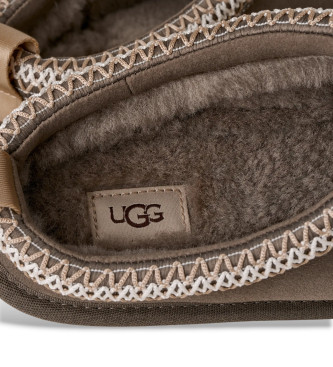 UGG Sabots en cuir brun verd�tre Tazz II