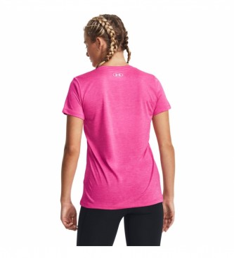 Under Armour UA Tech V-hals T-shirt pink