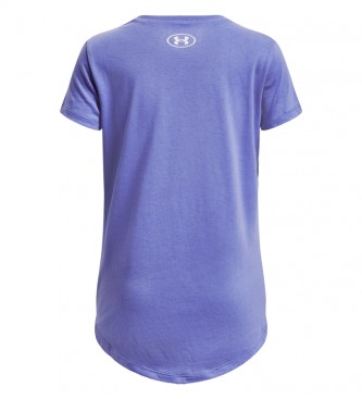 Under Armour UA Sportstyle Blue Lilac Blue Print Kurzarm T-Shirt