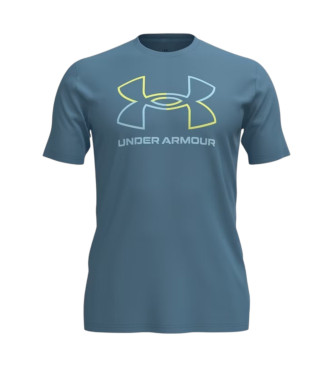 Under Armour T-shirt de manga curta Foundation azul