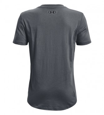 Under Armour T-shirt de manga curta com peito esquerdo UA Sportstyle Cinzento