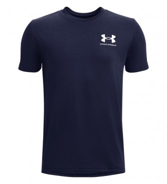 Under Armour T-shirt a maniche corte UA Sportstyle sul petto sinistro blu navy