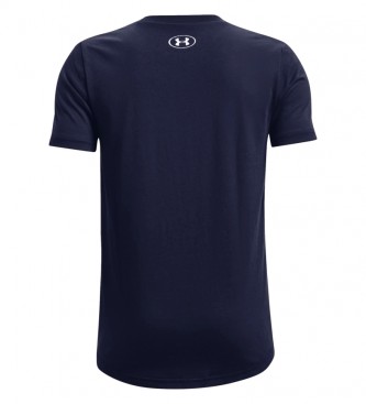 Under Armour T-shirt a maniche corte UA Sportstyle sul petto sinistro blu navy