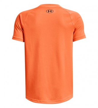 Under Armour UA Tech 2.0 Licht Oranje Korte Mouw T-shirt