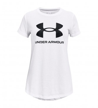 Under Armour UA Sportstyle majica s potiskom bela