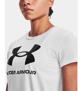 Under Armour UA Sportstyle grafisch kort T-shirt wit