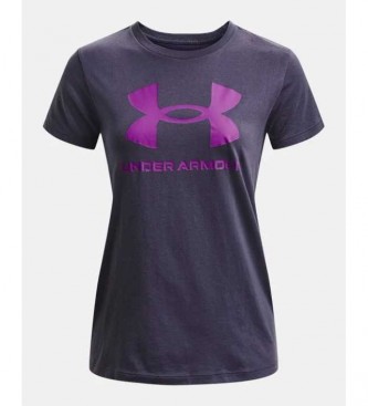 Under Armour UA Sportstyle Grafisch Kort Paars T-Shirt