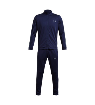 Under Armour Rival navy knitted tracksuit