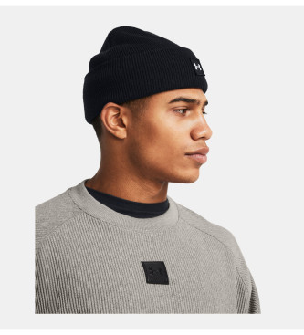 Under Armour Halftime Shallow black beanie with folds