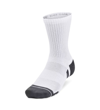 Under Armour UA Performance Socks 3-Pack White