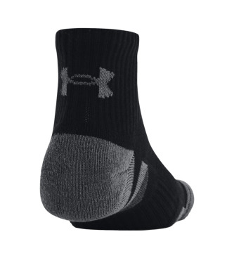 Under Armour Pack of 3 black cotton socks