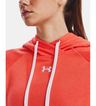 Under Armour UA Rival Fleece-Hoodie HB rot