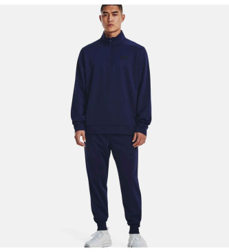 Under Armour  Reiverschluss Sweatshirt Armour Fleece Navy