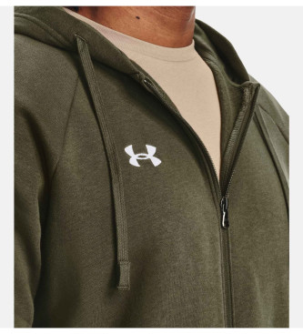 Under Armour Felpa Rival Fleece FZ Verde