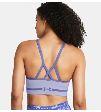 Under Armour UA Seamless Low Purple Sports Bra