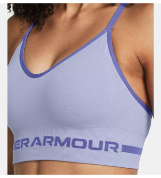 Under Armour UA Seamless Low Purple Sports Bra