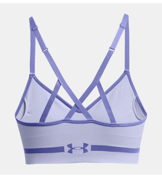 Under Armour Biustonosz sportowy UA Seamless Low Purple