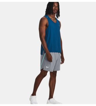 Under Armour Short Ua Launch gris, turquoise