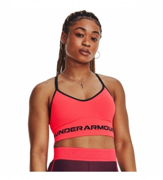 Under Armour Sports bra Seamless Low Long fluo pink