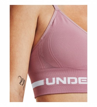 Under Armour Sujetador deportivo Seamless Low Long rosa