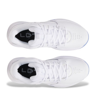 Under Armour Lockdown 7 leather basketball shoes white