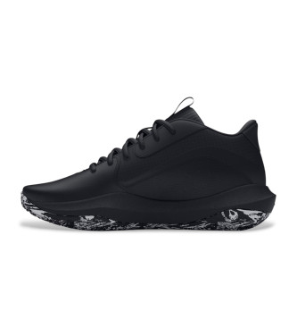 Under Armour Scarpe da basket Lockdown 7 in pelle nera