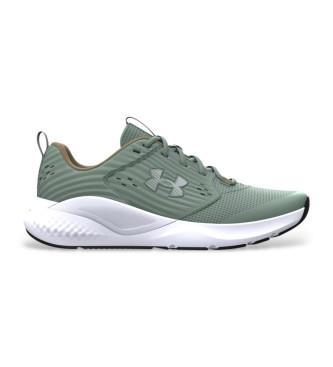 Under Armour Sneaker Charged Commit TR 4 in pelle verde