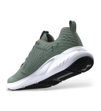 Under Armour Sneaker Charged Commit TR 4 in pelle verde