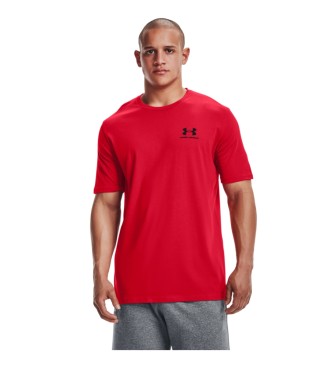 Under Armour UA Sportstyle majica s kratkimi rokavi rdeča