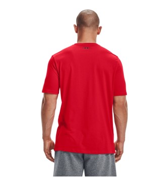 Under Armour UA Sportstyle majica s kratkimi rokavi rdeča