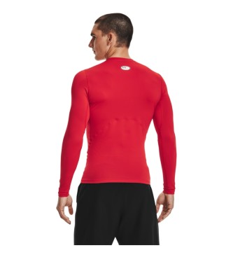 Under Armour T-shirt rossa a maniche lunghe HeatGear Armor