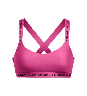 Under Armour UA Crossback Low sports-bh pink