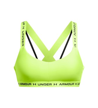Under Armour UA Crossback Low sports bra yellow