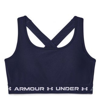 Under Armour Armour navy medium support cross-back sports bra