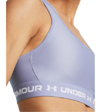 Under Armour Armour lilac medium support cross back sports bra
