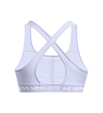 Under Armour Armour lilac medium support cross back sports bra