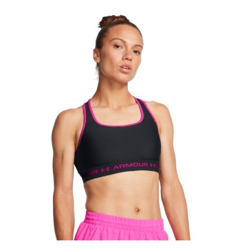 Under Armour Medium support cross back sports bra black