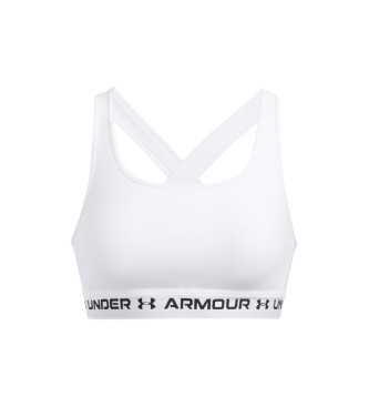 Under Armour Reggiseno sportivo a sostegno medio incrociato bianco