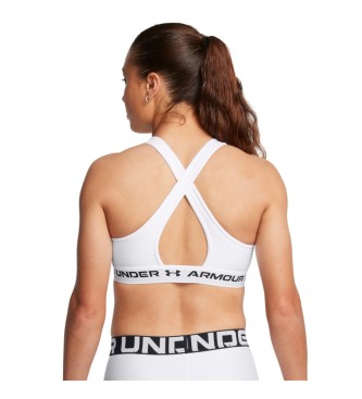 Under Armour Reggiseno sportivo a sostegno medio incrociato bianco