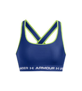 Under Armour Soutien-gorge de sport de maintien moyen dos crois bleu